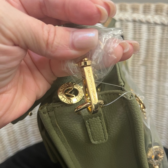 NWT Valentino Orlandi Green Crossbody Purse - Picture 7 of 14
